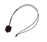 Collana sottile a catena nera a strati gioielli di moda coreana Design minimalista moderno versatile accessorio per lo styling coreano Blogger ispirato gioielli in resina, Misura unica, come descritto