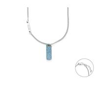 Collana STEEL TARGA ZIRCONI CELESTI 4US Cesare Paciotti Uomo