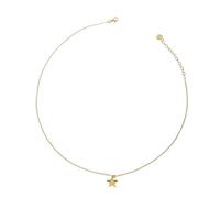Collana Stella bombata Dorata Rue des Mille Argento 925 GR-002 STE AU