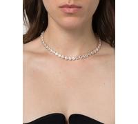 Collana Tennis Stile Angel Placcata Oro Cristalli Swarovski Elements Originali
