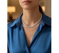 Collana Tennis Stile Angelic Bianca con Cristalli Swarovski Elements Originali