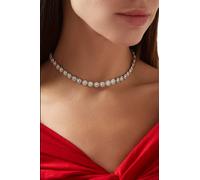 Collana Tennis Una Angel Argento con Cristalli Swarovski Elements Originali