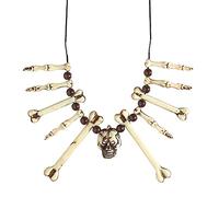 Collana teschio e ossa Taglia unica Adulto