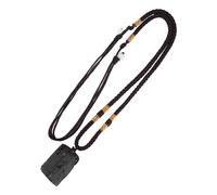 Collana Tormalina Nera Ciondolo in Pietra Grezza Naturale Pendente in Ossidiana Cristalloterapia Pietre Cristalli Decorativi Guarigione Reiki Vintage Catena Regalo di San Valentino