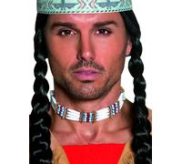 Collana Tribale Autentica Indiana Choker Adulta Accessorio Per Costume Elegante