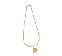 Collana unica con conchiglie e stelle marine che cattura l'occhio con motivi marini dettagliati per gli appassionati di moda