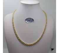 COLLANA UNISEX A MAGLIA FUNE IN ORO GIALLO 18KT 6,5 GRAMMI (7541) 50cm