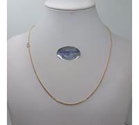 COLLANA UNISEX A MAGLIA SPIGA IN ORO GIALLO 18KT 3,05 GRAMMI (7535) 45 cm