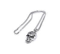 Collana Unisex in Acciaio Inossidabile con Pendente a Teschio - Stile Carino e Cool Molto Pratico e Popolare Durability