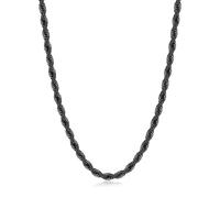 Collana uomo acciaio Sagapò Ripple torchon catena spessa 45-50 cm moderna