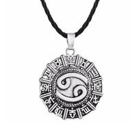 Collana Uomo Donna Gioielli Ciondolo Pendente Necklace Costellazione Collana Gioielli Collana Segno Zodiacale Rune Vichinghe