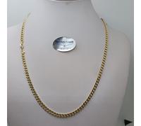 COLLANA UOMO -DONNA UNISEX A MAGLIA GRUMETTA IN ORO GIALLO 18KT 6 GR. (8310)