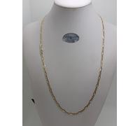 COLLANA UOMO-DONNA UNISEX A MAGLIA GRUMETTA ORO GIALLO 18KT 5,8 GR (7146) 60cm