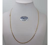 COLLANA UOMO-DONNA UNISEX A MAGLIA IN ORO GIALLO 18KT 3,1 GR. (7363)