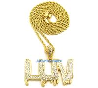 Collana Uzi LUV Nuovo Ciondolo Con Catena Da 24 O 30 Pollici Vert LIL