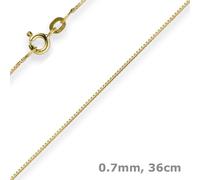 Collana Veneziana In Oro 585 Giallo 0,7Mm 36Cm Donna
