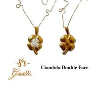 Collana Veneziana ORO 18KT Con Quadrifoglio Double Face Oro 18kt 750 List 325€