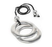 COLLANA VESTOPAZZO ALLUMINIO RICICLATO 2 CERCHI AL04126