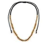 Collana VestoPazzo Ottone macramè