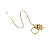 collana vintage con ciondolo a traforato e 5x