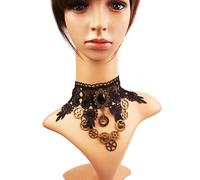 Collana Vintage Con E Ciondolo A In Cristallo