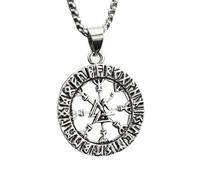 Collana vintage Hollow Nordic Compass per uomini Triangolo Viking Charm Moda Hip Hop Punk Accessori per gioielli Regalo per feste rock
