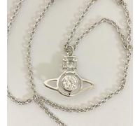 Collana Vivienne Westwood NORA Petite Crystal Orb argento con custodia NO...