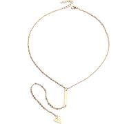 Collane a catena a strati da donna, con ciondolo a triangolo barra, collana girocollo a strati per donne e adolescenti, gioielli regalo utile