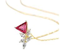 Collane a Sospensione Gemme Il Fidanzamento del Matrimonio per Donne Gioielli