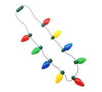 Collane con Bulbi Natalizi - Decorazione Con 9 LED - Collana Con 3 Modalità Flash E Natalizie Colorate | Per Donne Bambini Adulti Amici Come Regalo Per Feste Compleanno E Albero Di Natale