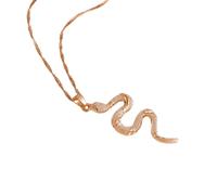 Collane con ciondoli a Forma di Serpente Punk Rock alla Moda per Le Donne Collane per Feste da Indossare Tutti i Giorni Bijoux Collier Femme Convenient Handled