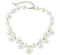 Collane con grande palla punk esagerata per le donne-Girocollo creativo con perline e palline irregolari, accessori per abbigliamento quotidiano da party bar, gioielli da sposa da sposa da regalo