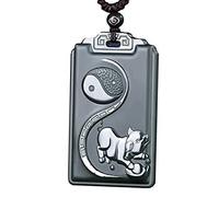 Collane da donna Collane da uomo eleganti con ciondolo intagliato a mano maiale cinghiale semina cinghiale giada ciondolo collana i dodici segni zodiacali cinesi pietra preziosa amuleto collana