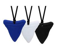 Collane da masticare per bambini sensoriali, confezione da 3 giocattoli sensoriali in silicone, collana da masticare sensoriale per autismo, ADHD, ansia o altre esigenze speciali, riduce l'irritazione