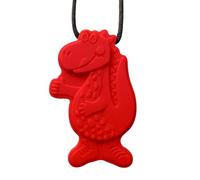 Collane da masticare - Silicone 6,2x4 cm, Collana da masticare, Gadget sensoriale | Perfettamente ottimo per il morsi dei bambini, strumento Fidget portatile