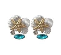 Collane Da Spiaggia Da Donna - Set Di Gioielli Boho Con Perle E Conchiglie, Lega | Elegante Collana Estiva E Accessorio Per Bracciale Per Appuntamenti, Feste, Festival, Vacanze Al Mare, Abbigliamento