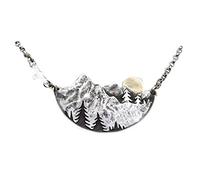 Collane Del Cuore Uomo COLLANA Per ragazze Mountain Woman Regali Significativi SUNRISE NATURA Collane e ciondoli Collana Di Streghe Scarlatte (Multicolor, One Size)