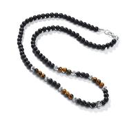 COLLANE DI PERLE BOHO DA UOMO COLLANA ETNICA MALA COLLANA TRIBAL SURFER GIOIELLI REGALO DA UOMO