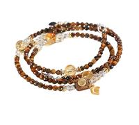 Collane Di Perline In Pietra Naturale, Bracciale Avvolgente, Perline Sfaccettate Delicate Da 3 Mm, Collana In Pietra Di Occhio Di Tigre In Legno Di Agar Per Donne E Uomini, Accessori Per Gioielli Vi