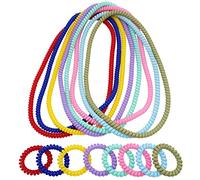 Collane e braccialetti elastici da masticare per bambini sensoriali, confezione da 16 braccialetti per dentizione, collane per ragazzi e ragazze con autismo, ADHD, SPD, giocattoli fidget per bambini