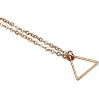 Collane Geometriche Delicate, Collana a Triangolo, Collana a Barra, collane con Ciondolo a Triangolo per Le Donne Useful