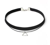 Collane girocollo da donna, stile gotico, in pelle di velluto, con pizzo, Y2K, alla moda, accessori, standard, Cotone, Nessuna pietra preziosa