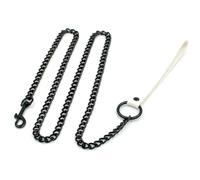 Collane girocollo punk gotiche da donna in pelle nera con rivetti in pelle PU gotica sexy ragazza collana Chocker catene gioielli - bianco