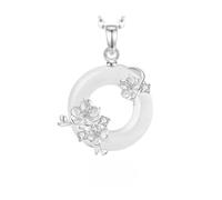 Collane In Argento per Donna, Collana In Argento Sterling S925 con Dodici Divinità Floreali, Ciondolo A Forma Di Catena, Gioielli Da Guardiano, Regali Di Compleanno per Fidanzata, Mamma, Moglie, Fi