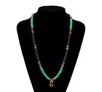 Collane Lunghe con Perline Rotonde Di 8 mm, Gioielli Spirituali Unisex M
