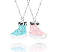 Collane per 2 sorelle, regalo di amicizia a lunga distanza, per donne, uomini, scarpe abbinate, collana per sorelle, compleanno, laurea, regalo per hobby, bestie, Besst Friend Forever