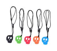 Collane Sensoriali da Masticare - Collana da Masticare a Forma di Teschio in Silicone Sensoriale - Aiuto Motorio Orale per Ansia e Sensory Play
