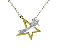 Collane stelle estetiche per le donne alla moda colore oro gioielli collo accessori delicati regalo con zirconi brillanti