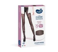 Collant 70 Charme Fantasia Chic Nero Tg.3 Sauber