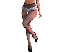 Collant A Rete Aperti Al Cavallo Taglie Forti Collant Sexyhot Curvy Calze Donna Sexyhot A Rete Con Buco Calze Autoreggenti Da Donna Intimo Biancheria Intima Pantyhose Leggings 3XL-5XL,Nero Aperti